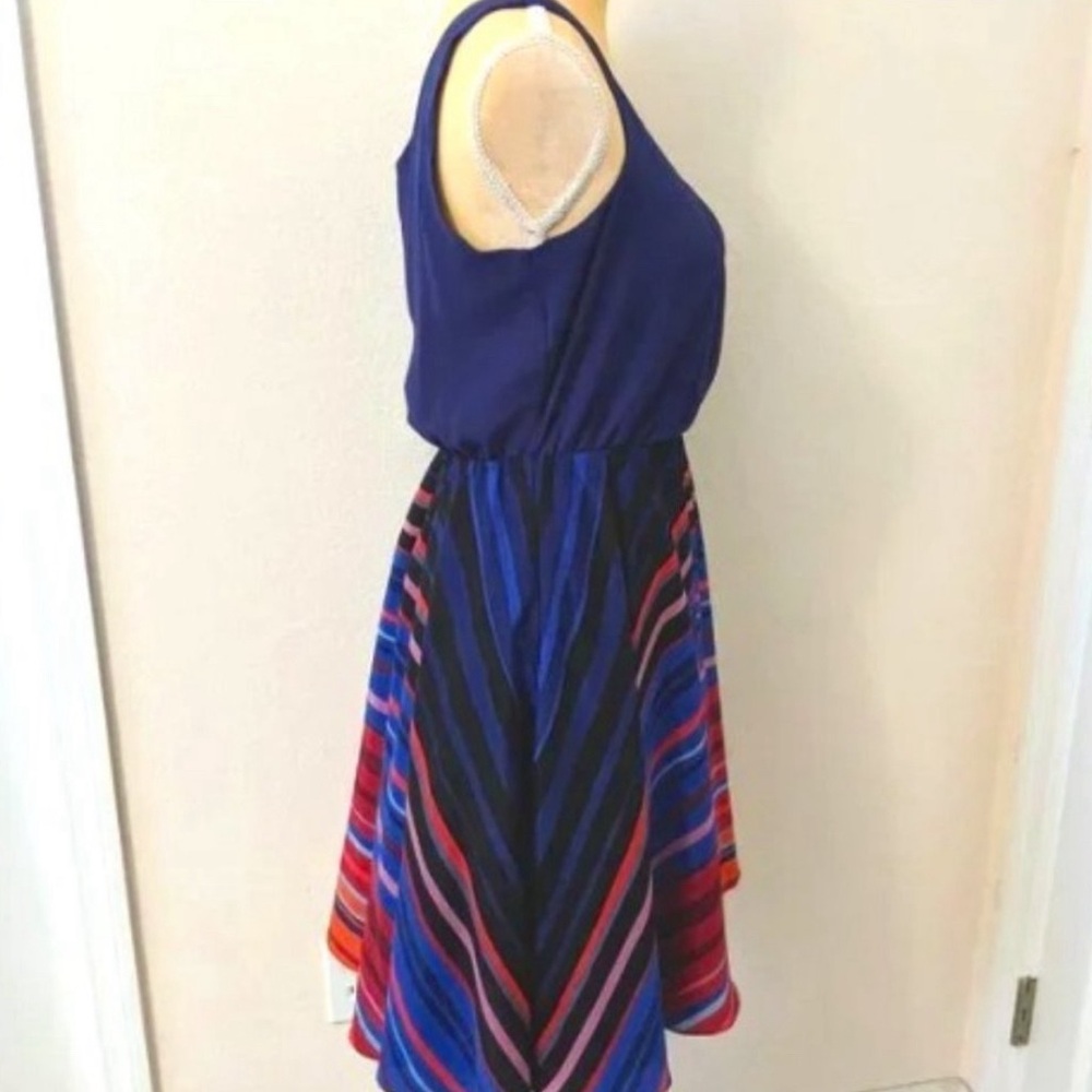 ELLE Grape Flare Dress